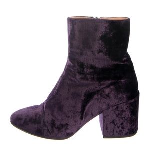 Beautiful purple bootie from Dries Van Noten